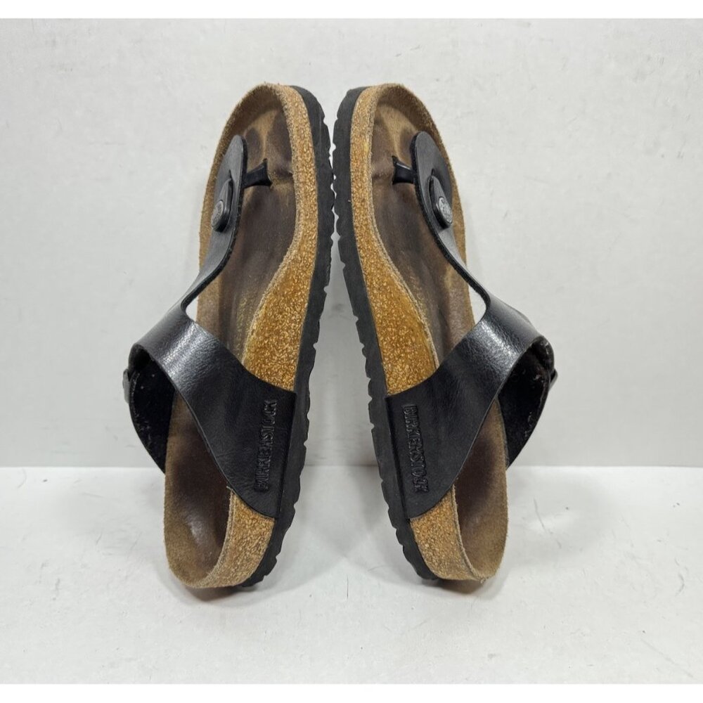 Birkenstock Gizeh Women's Size 5 EU 36 Black Sandals Slides Flip Flops - Picture 5 of 8